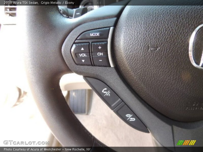 Grigio Metallic / Ebony 2010 Acura TSX Sedan