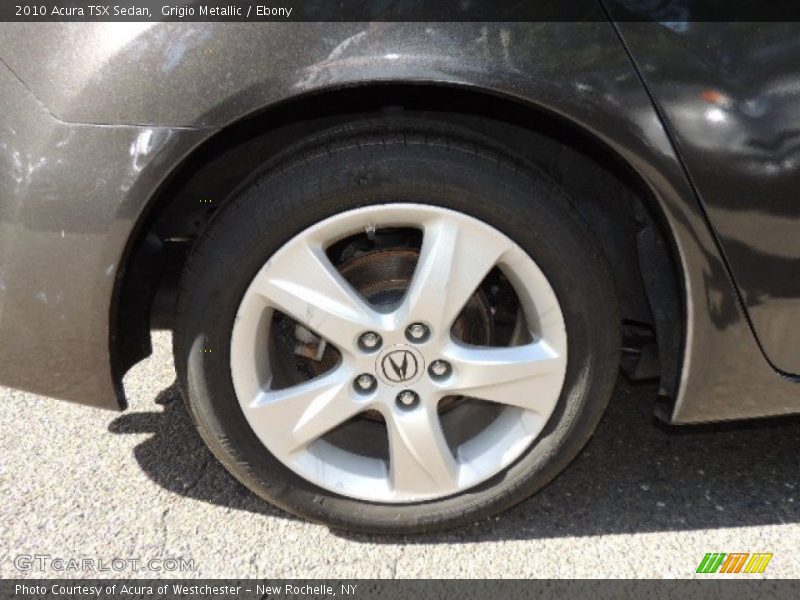 Grigio Metallic / Ebony 2010 Acura TSX Sedan