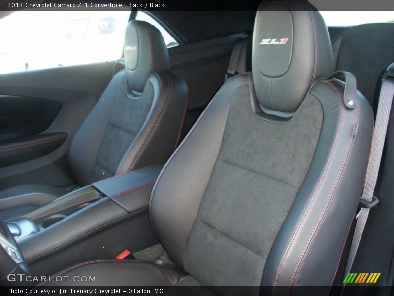 Front Seat of 2013 Camaro ZL1 Convertible