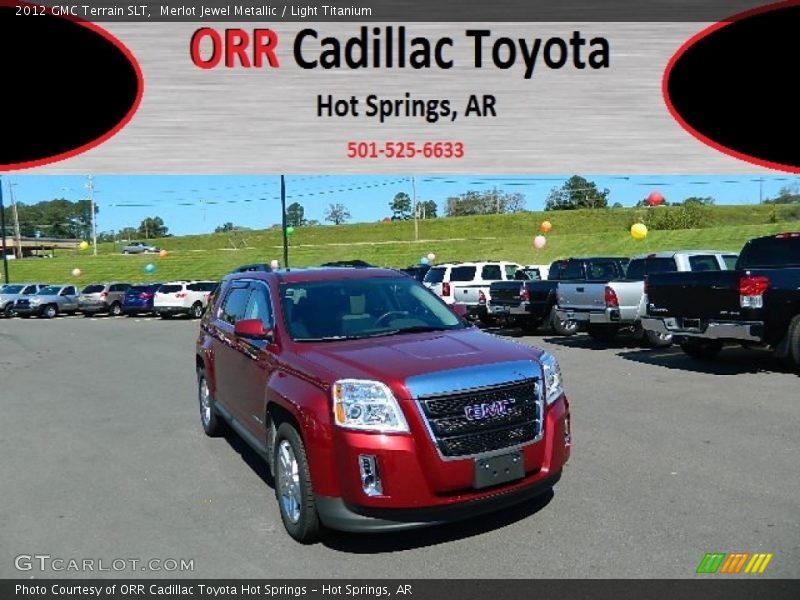 Merlot Jewel Metallic / Light Titanium 2012 GMC Terrain SLT