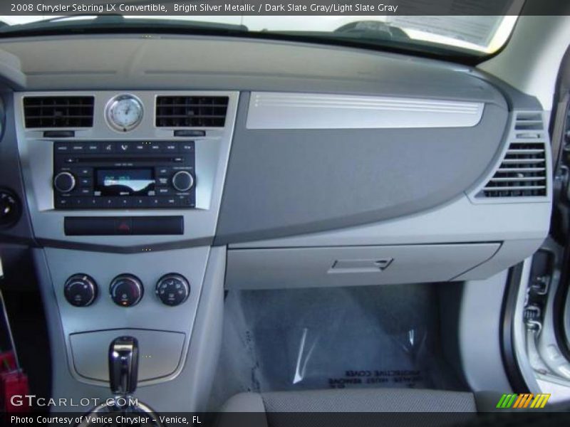 Bright Silver Metallic / Dark Slate Gray/Light Slate Gray 2008 Chrysler Sebring LX Convertible