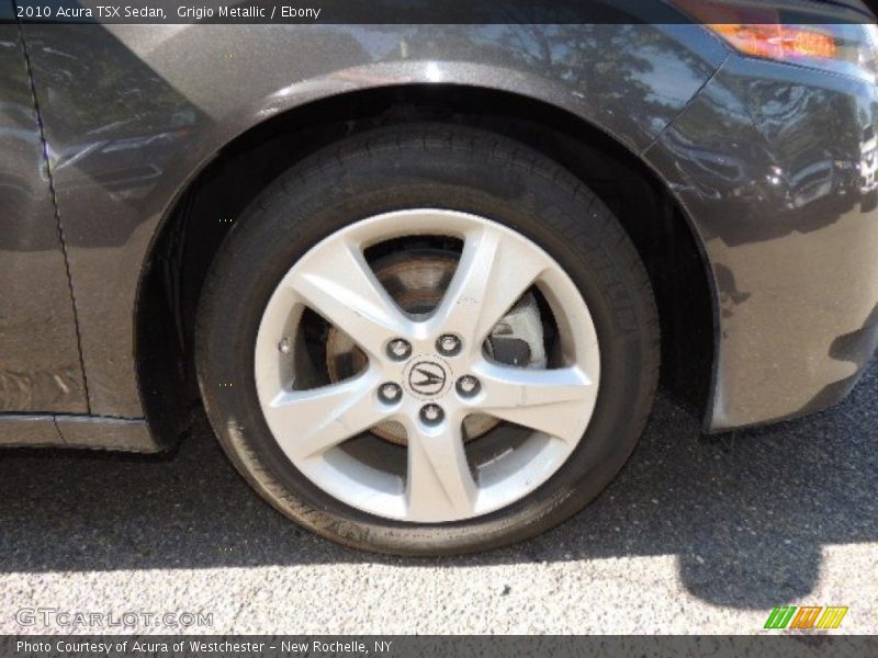 Grigio Metallic / Ebony 2010 Acura TSX Sedan