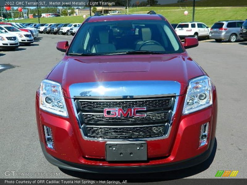 Merlot Jewel Metallic / Light Titanium 2012 GMC Terrain SLT