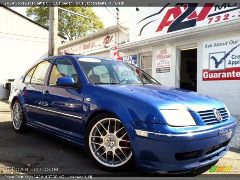 Blue Lagoon Metallic / Black 2004 Volkswagen Jetta GLI 1.8T Sedan