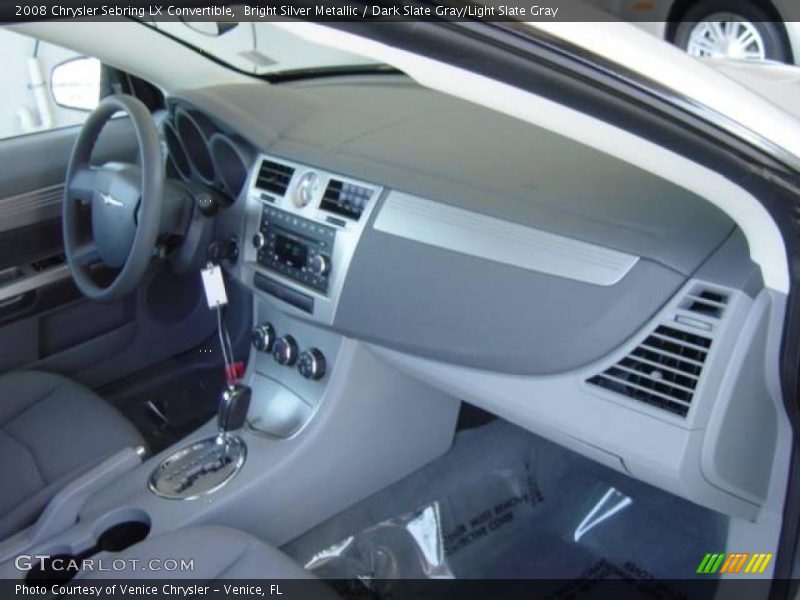 Bright Silver Metallic / Dark Slate Gray/Light Slate Gray 2008 Chrysler Sebring LX Convertible