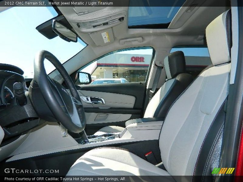 Merlot Jewel Metallic / Light Titanium 2012 GMC Terrain SLT