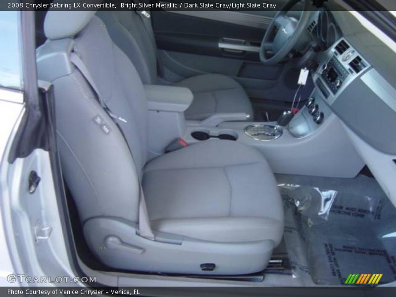 Bright Silver Metallic / Dark Slate Gray/Light Slate Gray 2008 Chrysler Sebring LX Convertible