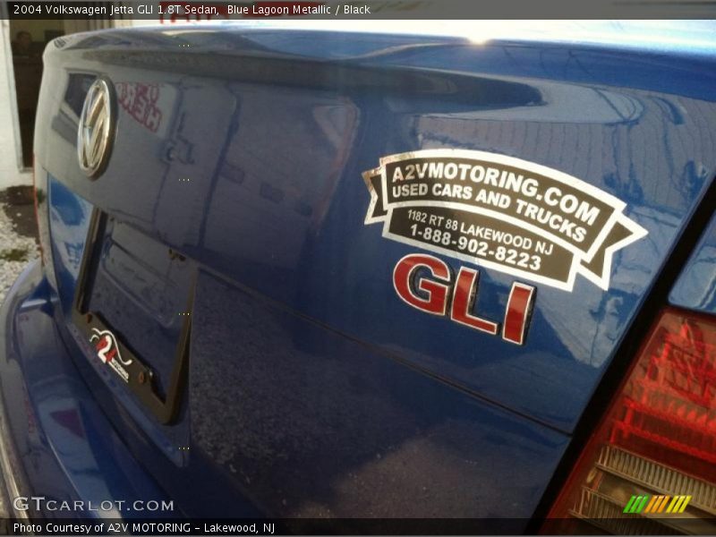 Blue Lagoon Metallic / Black 2004 Volkswagen Jetta GLI 1.8T Sedan