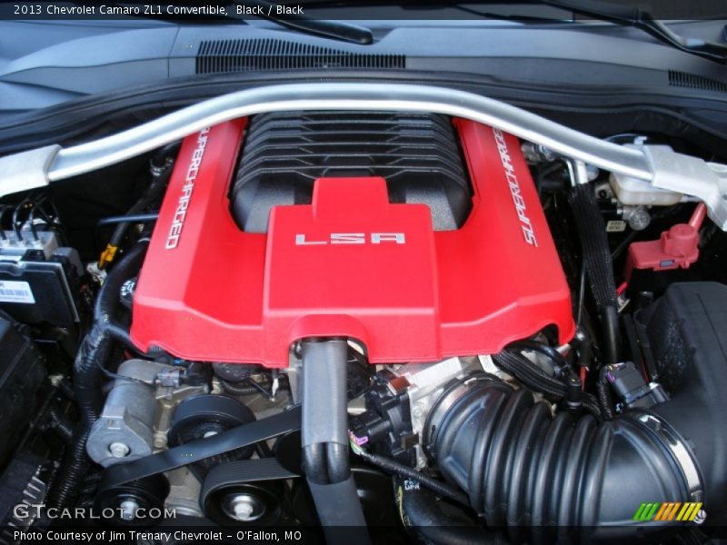  2013 Camaro ZL1 Convertible Engine - 6.2 Liter Eaton Supercharged OHV 16-Valve LSA V8