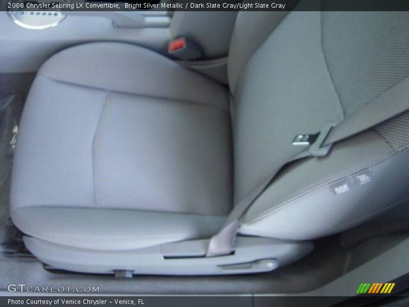 Bright Silver Metallic / Dark Slate Gray/Light Slate Gray 2008 Chrysler Sebring LX Convertible