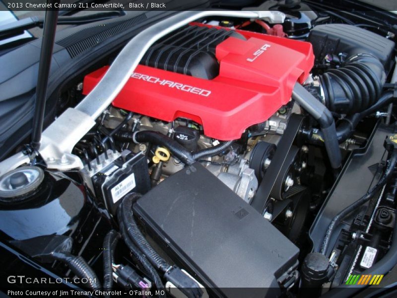  2013 Camaro ZL1 Convertible Engine - 6.2 Liter Eaton Supercharged OHV 16-Valve LSA V8