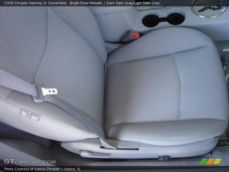 Bright Silver Metallic / Dark Slate Gray/Light Slate Gray 2008 Chrysler Sebring LX Convertible