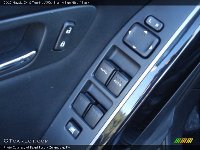 Stormy Blue Mica / Black 2012 Mazda CX-9 Touring AWD