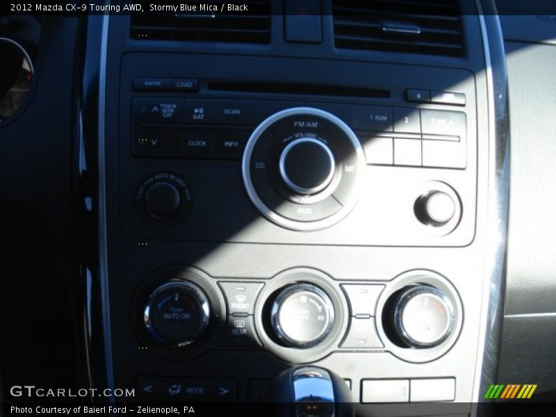 Stormy Blue Mica / Black 2012 Mazda CX-9 Touring AWD