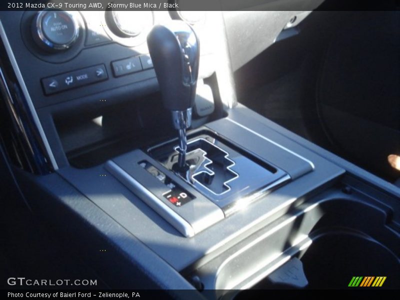 Stormy Blue Mica / Black 2012 Mazda CX-9 Touring AWD