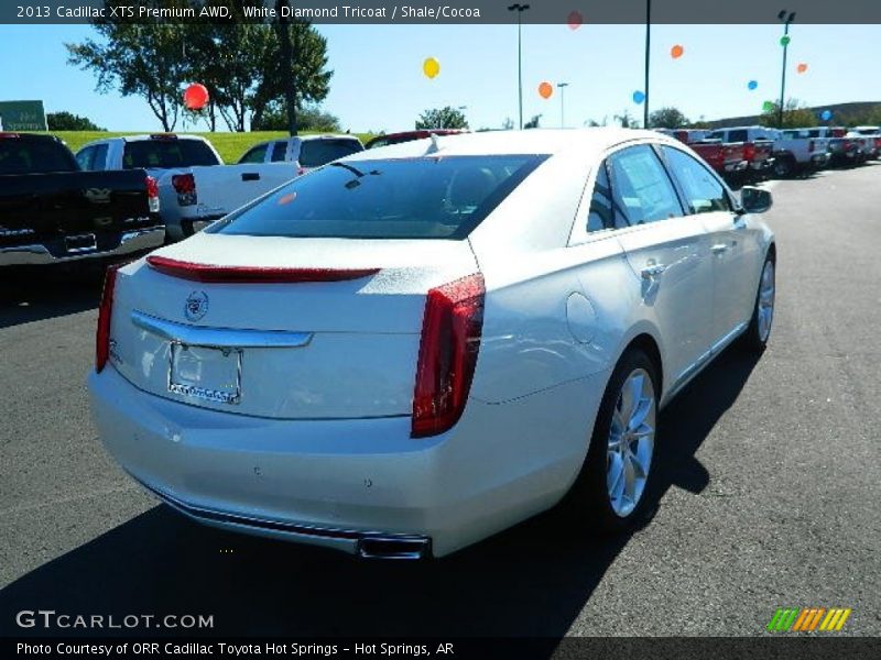 White Diamond Tricoat / Shale/Cocoa 2013 Cadillac XTS Premium AWD