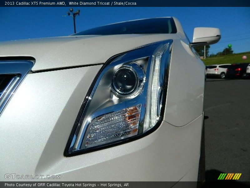 White Diamond Tricoat / Shale/Cocoa 2013 Cadillac XTS Premium AWD