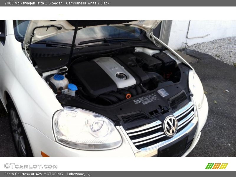 Campanella White / Black 2005 Volkswagen Jetta 2.5 Sedan