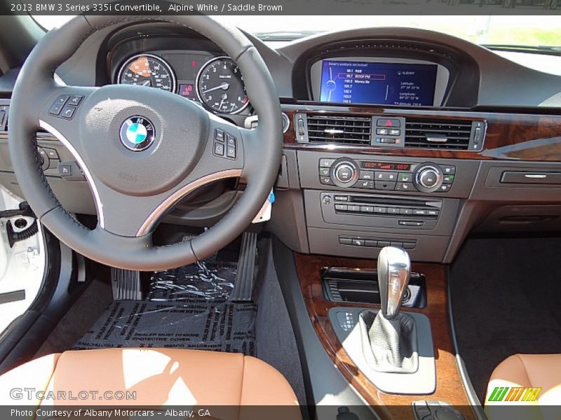 Alpine White / Saddle Brown 2013 BMW 3 Series 335i Convertible
