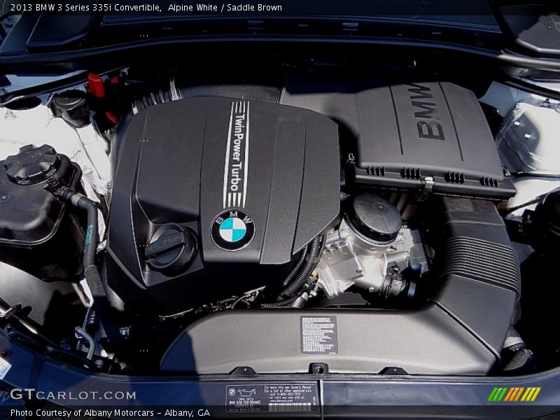  2013 3 Series 335i Convertible Engine - 3.0 Liter DI TwinPower Turbocharged DOHC 24-Valve VVT Inline 6 Cylinder
