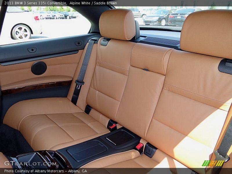 Alpine White / Saddle Brown 2013 BMW 3 Series 335i Convertible