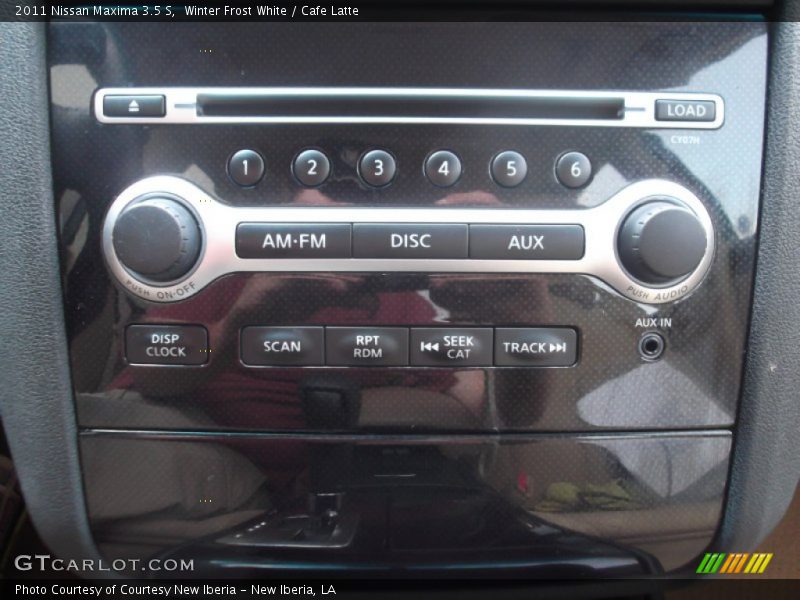 Winter Frost White / Cafe Latte 2011 Nissan Maxima 3.5 S