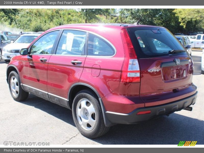 Tango Red Pearl / Gray 2009 Honda CR-V LX 4WD
