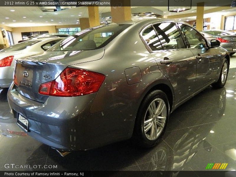 Graphite Shadow / Graphite 2012 Infiniti G 25 x AWD Sedan
