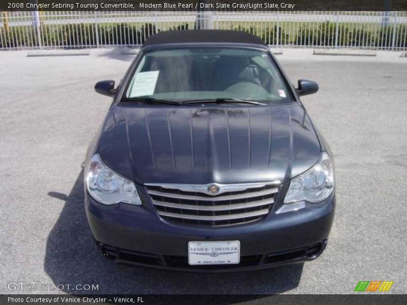 Modern Blue Pearl / Dark Slate Gray/Light Slate Gray 2008 Chrysler Sebring Touring Convertible