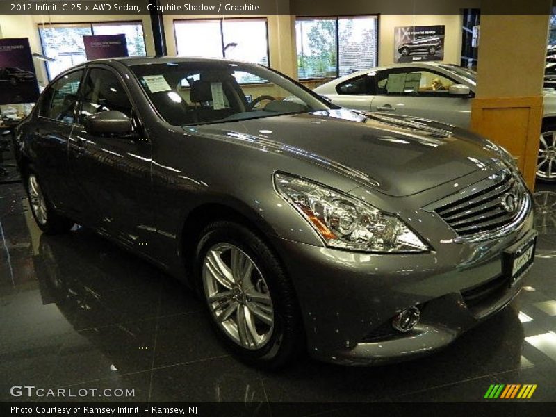Graphite Shadow / Graphite 2012 Infiniti G 25 x AWD Sedan