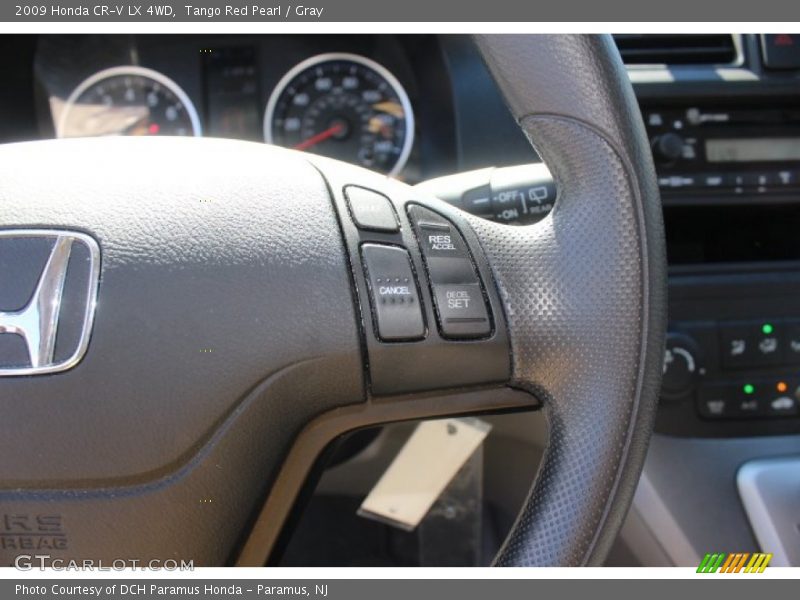 Tango Red Pearl / Gray 2009 Honda CR-V LX 4WD