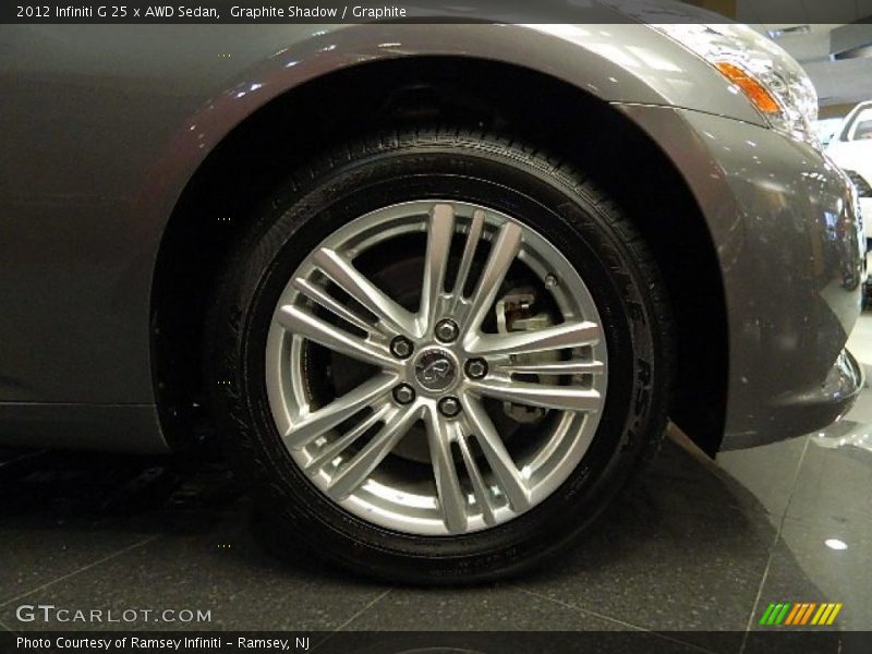 Graphite Shadow / Graphite 2012 Infiniti G 25 x AWD Sedan