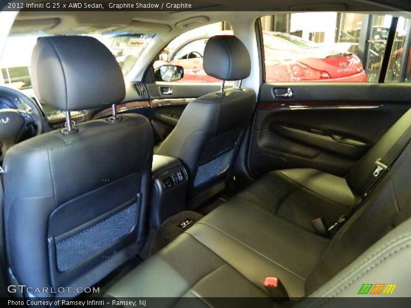 Graphite Shadow / Graphite 2012 Infiniti G 25 x AWD Sedan