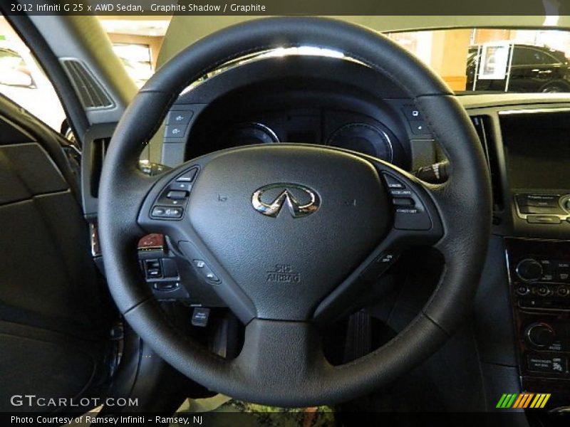 Graphite Shadow / Graphite 2012 Infiniti G 25 x AWD Sedan