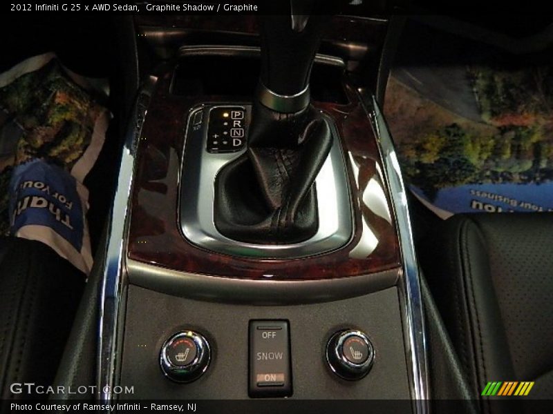 Graphite Shadow / Graphite 2012 Infiniti G 25 x AWD Sedan