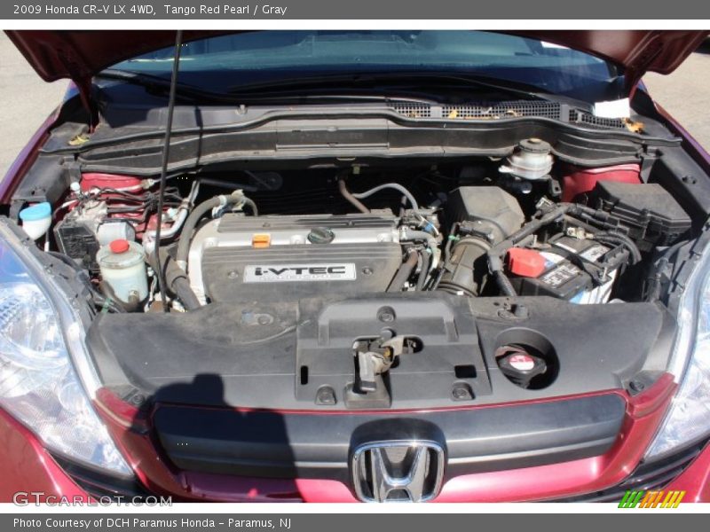 Tango Red Pearl / Gray 2009 Honda CR-V LX 4WD