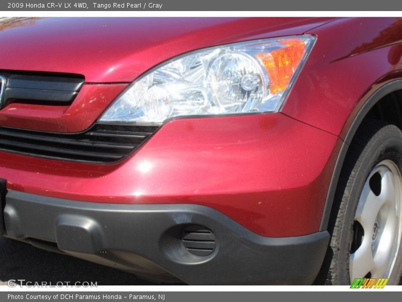 Tango Red Pearl / Gray 2009 Honda CR-V LX 4WD