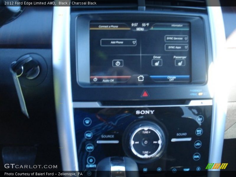 Black / Charcoal Black 2012 Ford Edge Limited AWD
