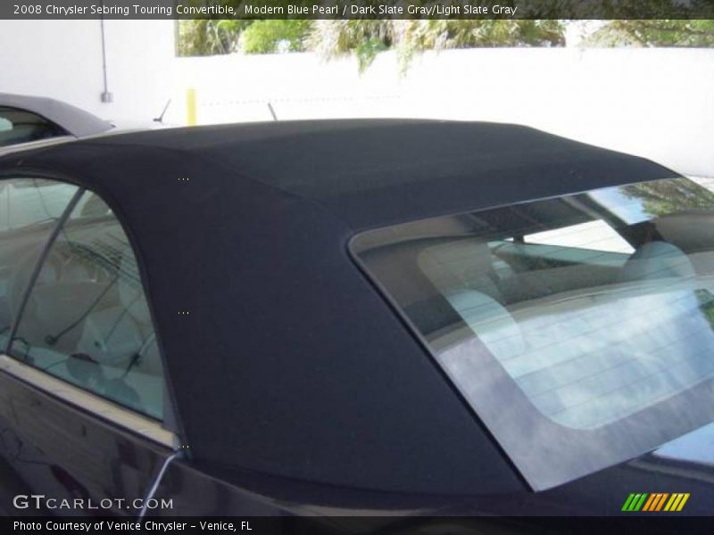 Modern Blue Pearl / Dark Slate Gray/Light Slate Gray 2008 Chrysler Sebring Touring Convertible