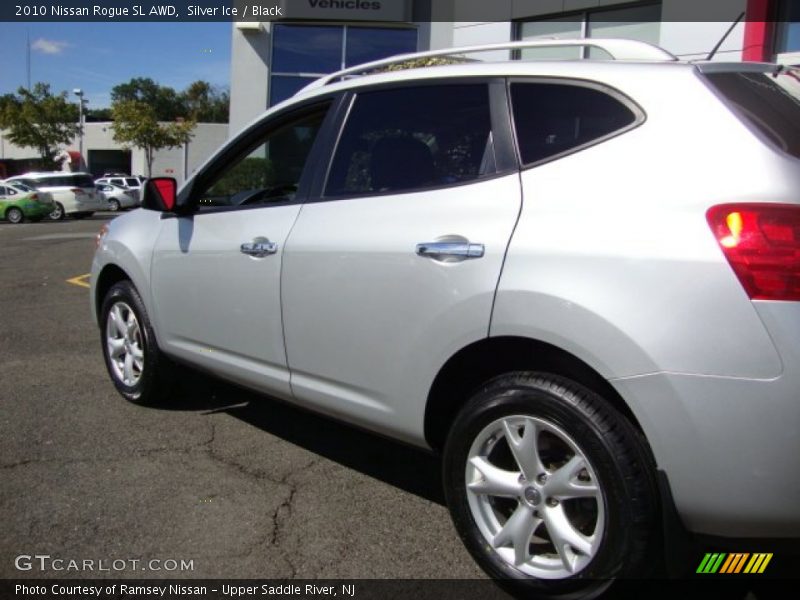 Silver Ice / Black 2010 Nissan Rogue SL AWD