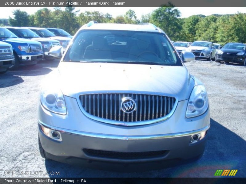 Platinum Metallic / Titanium/Dark Titanium 2008 Buick Enclave CX
