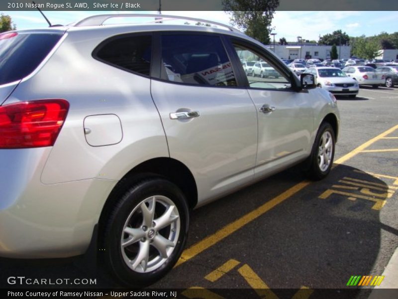Silver Ice / Black 2010 Nissan Rogue SL AWD