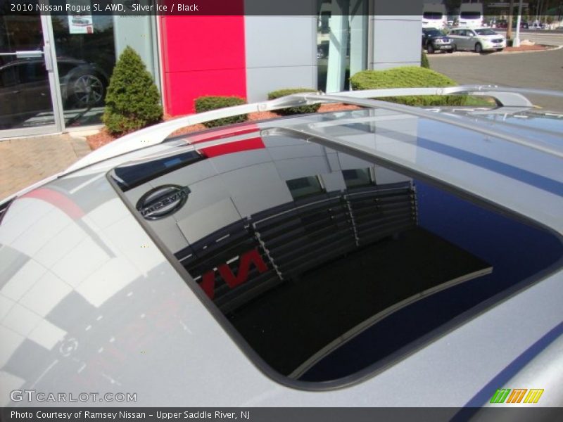 Silver Ice / Black 2010 Nissan Rogue SL AWD