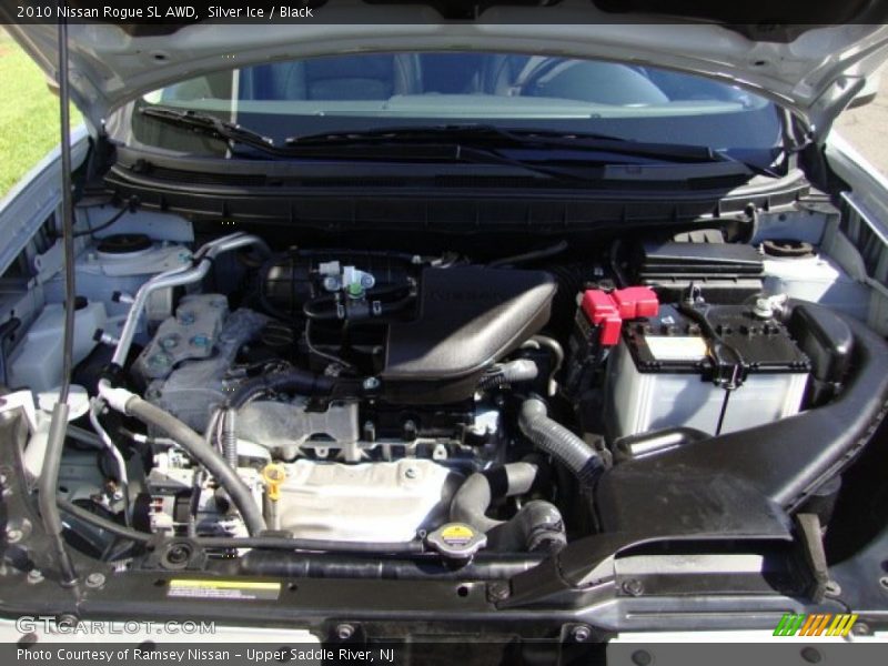 Silver Ice / Black 2010 Nissan Rogue SL AWD