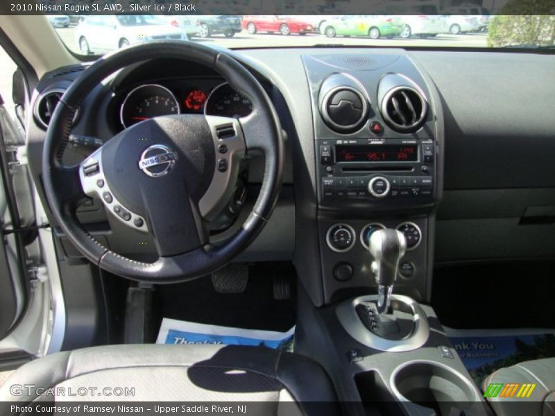 Silver Ice / Black 2010 Nissan Rogue SL AWD
