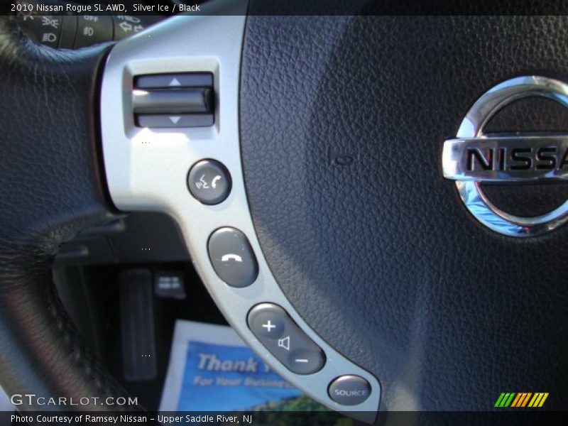 Silver Ice / Black 2010 Nissan Rogue SL AWD