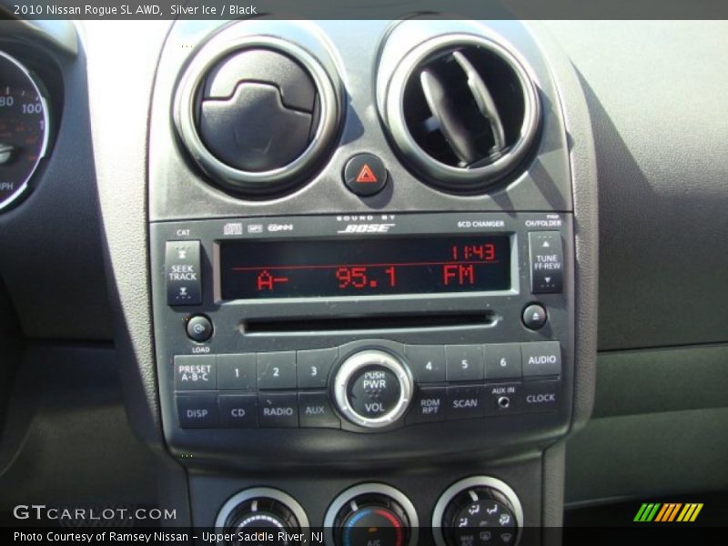 Silver Ice / Black 2010 Nissan Rogue SL AWD