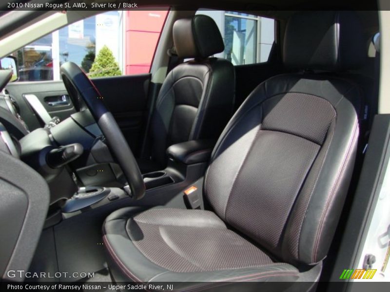 Silver Ice / Black 2010 Nissan Rogue SL AWD