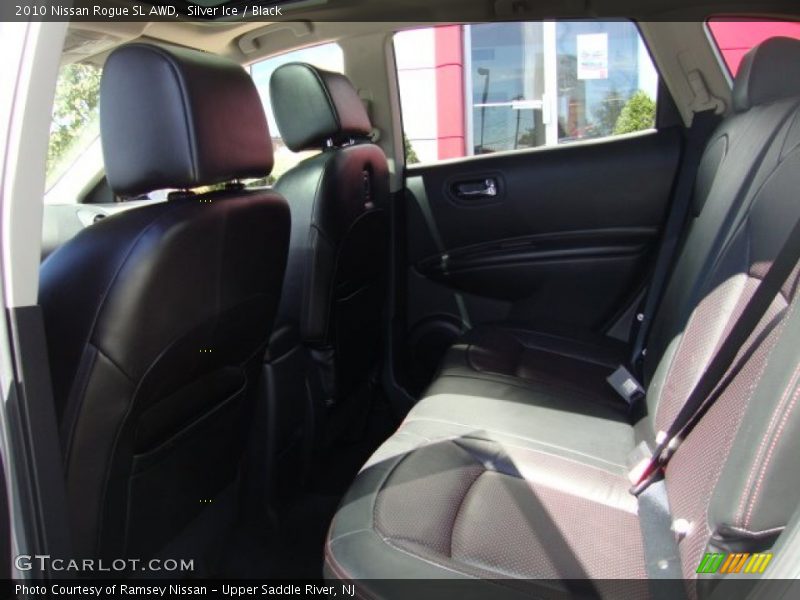 Silver Ice / Black 2010 Nissan Rogue SL AWD