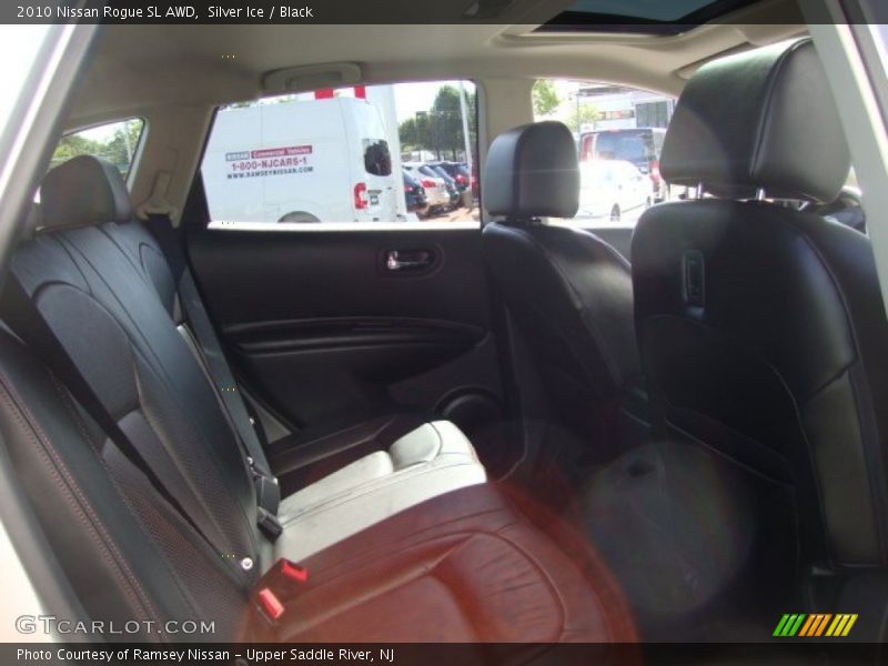 Silver Ice / Black 2010 Nissan Rogue SL AWD